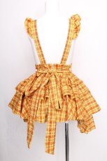 画像2: CATCOCOON（海外ロリータブランド） / A Doll's House スカート(チェックver.) M イエロー S-26-08-03-042-LO-SK-HR-ZS (2)