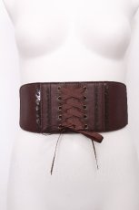 画像1: axes femme / レザーベルト  ブラウン S-26-08-03-005-AX-ZA-HR-ZS (1)