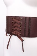 画像3: axes femme / レザーベルト  ブラウン S-26-08-03-005-AX-ZA-HR-ZS (3)