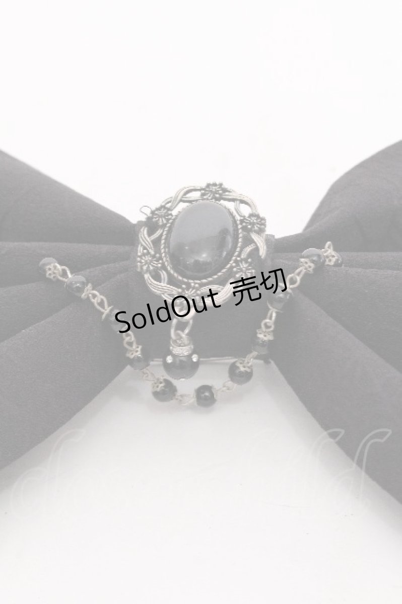 画像3: GOTH / リボンブローチ  黒 S-26-08-03-001-GO-ZA-AS-ZS (3)