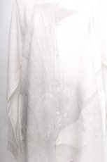 画像3: CIVARIZE / Curious フラワープリントロングシャツ 44 白 S-26-08-03-017-PU-BL-HR-ZS (3)