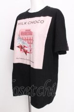 画像3: MILK / グラフィックTシャツ  黒 S-26-08-03-019-ML-TO-AS-ZS (3)