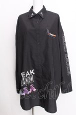 画像2: Jamie エーエヌケー / プリントBIGシャツ  黒 S-26-08-03-024-LO-TO-HR-ZS (2)