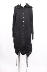 画像2: PEACE NOW / サイドシャーリングロングシャツ  黒 S-26-08-03-025-PU-BL-HR-ZS (2)