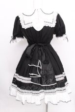 画像3: BABY,THE STARS SHINE BRIGHT / Lovely hearty fairy-tale ワンピース  黒ｘ白 S-26-08-03-026-BA-OP-HR-ZS (3)