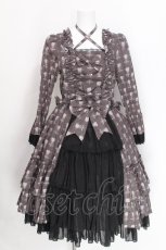 画像1: ATELIER PIERROT / Rosy Bouquet Dress  グレー S-26-08-05-026-EL-OP-HR-ZS (1)