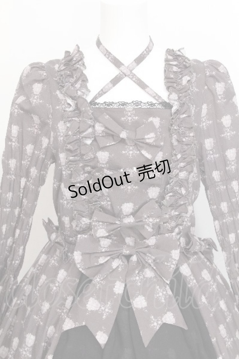 画像3: ATELIER PIERROT / Rosy Bouquet Dress  グレー S-26-08-05-026-EL-OP-HR-ZS (3)
