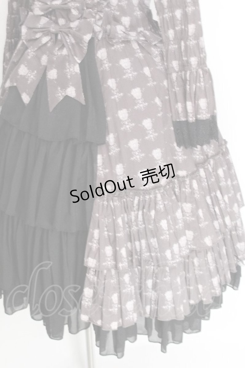 画像4: ATELIER PIERROT / Rosy Bouquet Dress  グレー S-26-08-05-026-EL-OP-HR-ZS (4)