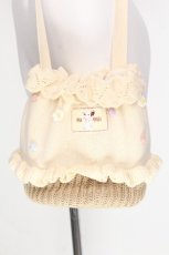 画像2: PINK HOUSE / スイーツスプリングバニーモチーフニットポシェット  オフ S-26-08-05-004-LO-BG-AS-ZS (2)