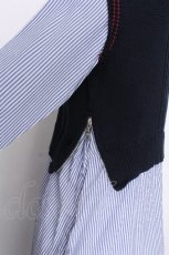 画像3: Jane Marple /Joyful crestのスクエアドレス  紺 S-26-08-05-048-JM-OP-AS-ZS (3)
