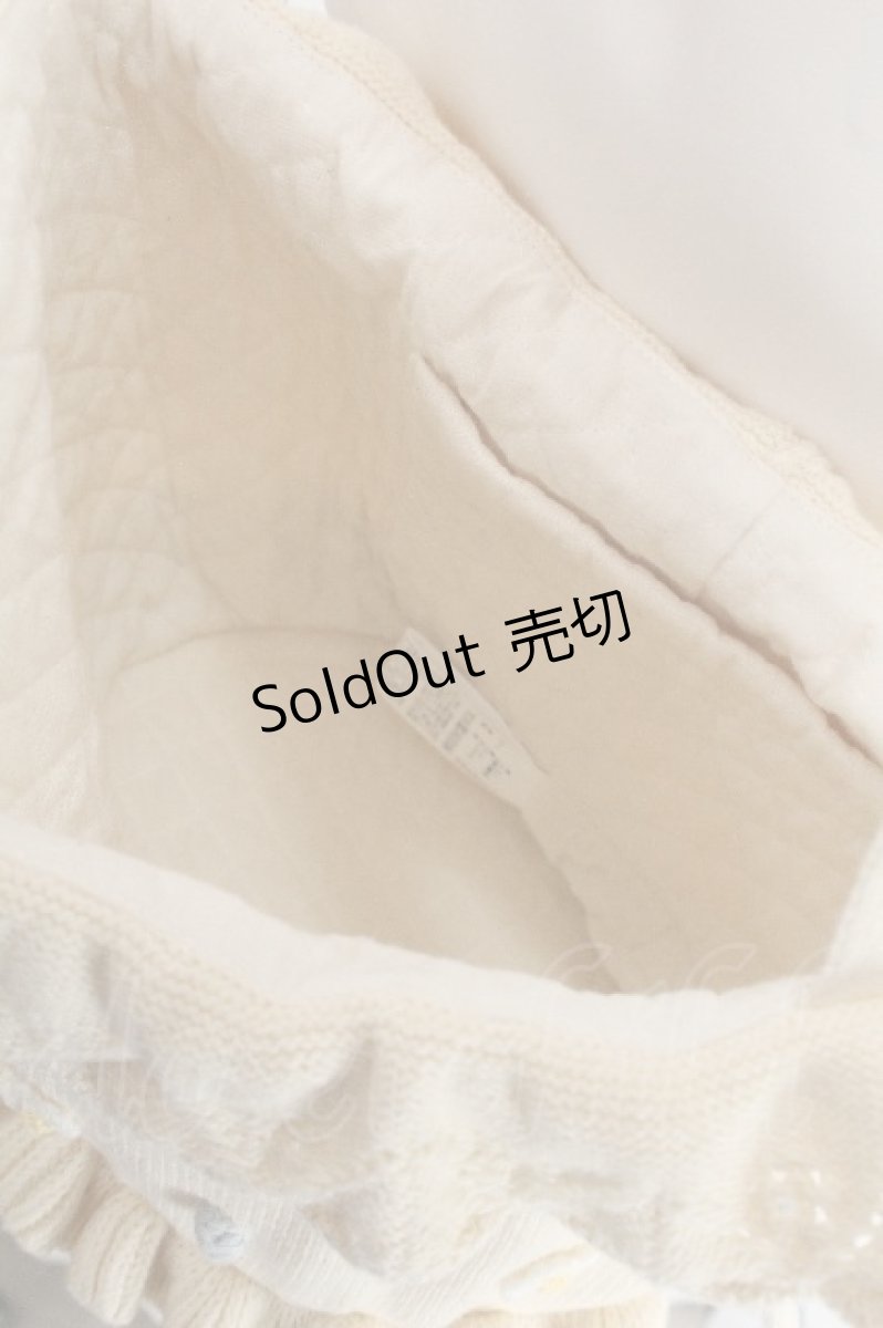 画像5: PINK HOUSE / スイーツスプリングバニーモチーフニットポシェット  オフ S-26-08-05-004-LO-BG-AS-ZS (5)