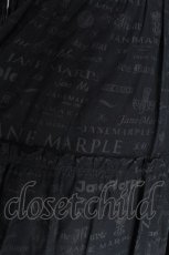 画像3: Jane Marple / シアーロゴのコットドレス  黒 S-26-08-05-052-JM-OP-AS-ZS (3)
