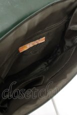 画像6: Fi.n.t / ダブルベルト縦型サッチェルバッグ  グリーン S-26-08-05-008-CA-BG-HR-ZS (6)