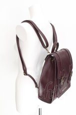 画像3: ATELIER PIERROT / “Nocturnal Grave”Mended Satchel  ボルドー S-26-08-05-010-EL-BG-TE-ZS (3)