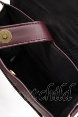 画像4: ATELIER PIERROT / “Nocturnal Grave”Mended Satchel  ボルドー S-26-08-05-010-EL-BG-TE-ZS (4)