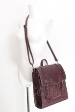 画像5: ATELIER PIERROT / “Nocturnal Grave”Mended Satchel  ボルドー S-26-08-05-010-EL-BG-TE-ZS (5)