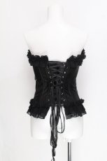 画像2: MR corset / サイド編み上げコルセット  黒 S-26-08-05-012-GO-ZA-HR-ZS (2)