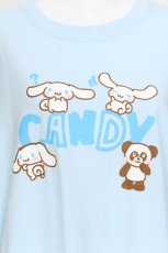画像3: Candy Stripper / CINNAMOROLL WITH PEPE TEE  サックス S-26-08-05-016-PU-TO-AS-ZS (3)