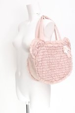 画像4: PINK HOUSE / Teddyシルエットフリルバッグ  ピンク S-26-08-05-002-LO-BG-HR-ZS (4)