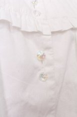 画像5: Nile Perch / オーロラボタン丸襟ブラウス  白 S-26-08-06-028-LO-BL-HR-ZS (5)