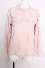 画像1: axes femme / 静電気防止レース切替インナー  ピンク S-26-08-06-032-AX-TO-HR-ZS (1)
