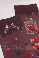 画像2: BABY,THE STARS SHINE BRIGHT / Strawberry Loves Chocolateオーバーニー  ブラウン S-26-08-06-005-BA-ZA-AS-ZS (2)