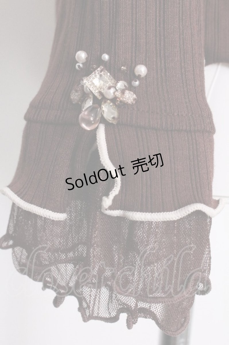 画像5: axes femme / ラメチュールメロープルオーバー  ブラウン S-26-08-06-034-AX-TO-HR-ZS (5)