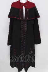 画像1: Ozz oneste / Spring Rose Carol カーディガン  黒ｘ赤 S-26-08-06-047-OO-TO-HR-ZS (1)