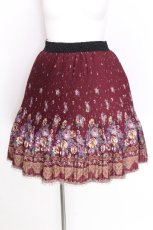 画像1: axes femme / スカート  ワイン S-26-08-06-1028-AX-SK-HR-ZS (1)