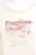 画像3: F i.n.t / ピクニックフォトプリントTシャツ  アイボリー S-26-08-06-1012-CA-TS-HR-ZS (3)