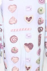画像4: MILK //COOKIE GIRLトレーナーワンピース  サックス S-26-08-06-1017-ML-OP-AS-ZS (4)