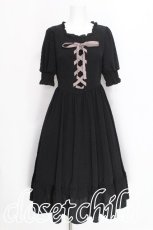 画像1: m petit by misako / AMレースアップワンピース S 黒 S-26-08-08-032-LO-OP-HR-ZS (1)