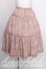 画像3: m petit by misako / NINA'Sギャザースカート  キナリｘピンク S-26-08-08-044-LO-SK-HR-ZS (3)