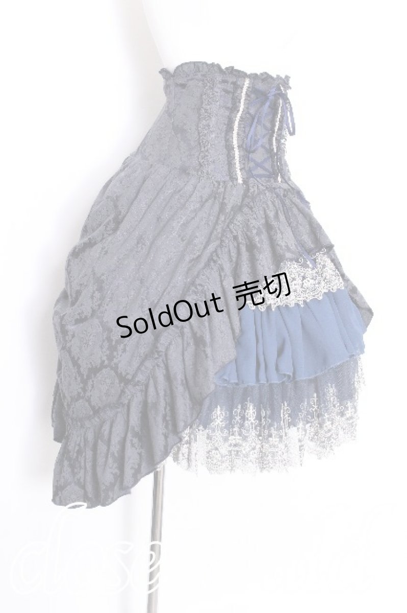 画像2: ATELIER PIERROT / “Eleanor”コルセットスカート  紺 S-26-08-08-050-EL-SK-AS-ZS (2)
