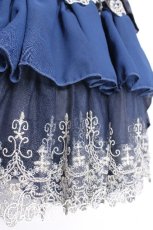 画像5: ATELIER PIERROT / “Eleanor”コルセットスカート  紺 S-26-08-08-050-EL-SK-AS-ZS (5)