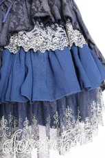 画像6: ATELIER PIERROT / “Eleanor”コルセットスカート  紺 S-26-08-08-050-EL-SK-AS-ZS (6)
