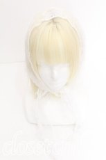 画像2: axes femme / スパングルレースバブーシュカ  白 S-26-08-08-003-AX-AC-HR-ZS (2)