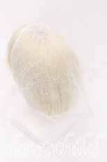 画像3: axes femme / スパングルレースバブーシュカ  白 S-26-08-08-003-AX-AC-HR-ZS (3)