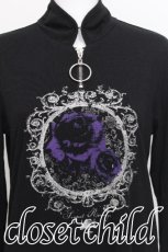 画像3: SEX POT ReVeNGe / バラプリントTシャツ  黒 S-26-08-08-027-SP-TS-HR-ZS (3)