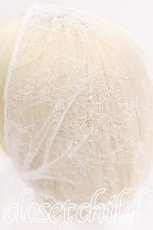 画像4: axes femme / スパングルレースバブーシュカ  白 S-26-08-08-003-AX-AC-HR-ZS (4)