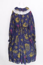画像2: Perla nell' ostrica / Little banquet one-piece  紺 S-26-08-09-027-LO-OP-AS-ZS (2)