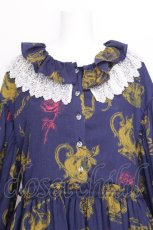 画像3: Perla nell' ostrica / Little banquet one-piece  紺 S-26-08-09-027-LO-OP-AS-ZS (3)