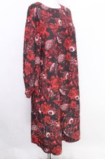 画像3: Drug Honey / 臓器の花園ジップワンピース  黒ｘ赤 S-26-08-09-040-PU-OP-HR-ZS (3)