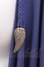 画像4: Rozen Kavalier / クロス風刺繍フードロングカーディガン  青ＸブラウンＸグレー S-26-08-09-043-OO-TO-SA-ZS (4)