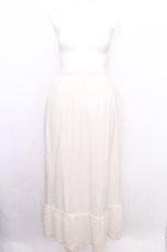画像1: axes femme / 薔薇レースロングペチスカート  オフ S-26-08-09-045-AX-SK-AS-ZS (1)