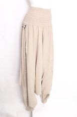 画像2: Ozz Croce / ハイウエストサルエルパンツ  ベージュ S-26-08-10-036-OO-PA-HR-ZS (2)