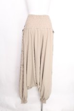 画像3: Ozz Croce / ハイウエストサルエルパンツ  ベージュ S-26-08-10-036-OO-PA-HR-ZS (3)