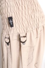 画像4: Ozz Croce / ハイウエストサルエルパンツ  ベージュ S-26-08-10-036-OO-PA-HR-ZS (4)