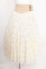 画像1: axes femme / 花柄ボリュームチュールスカート  オフ S-26-08-10-037-AX-SK-AS-ZS (1)