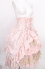 画像3: ATELIER PIERROT / シャーロットバッスルコルセットスカート  ピンク S-26-08-10-039-EL-SK-AS-ZS (3)